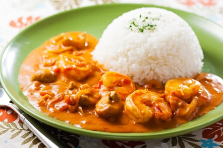 煮込まずカンタン!えびトマトクリームカレー